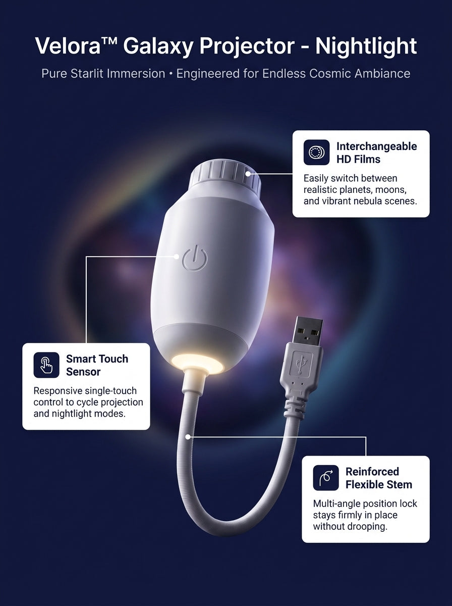 Velora GalaxyProjector™- Nightlight